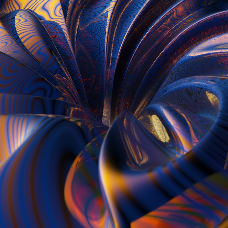 AI-generated artwork on display